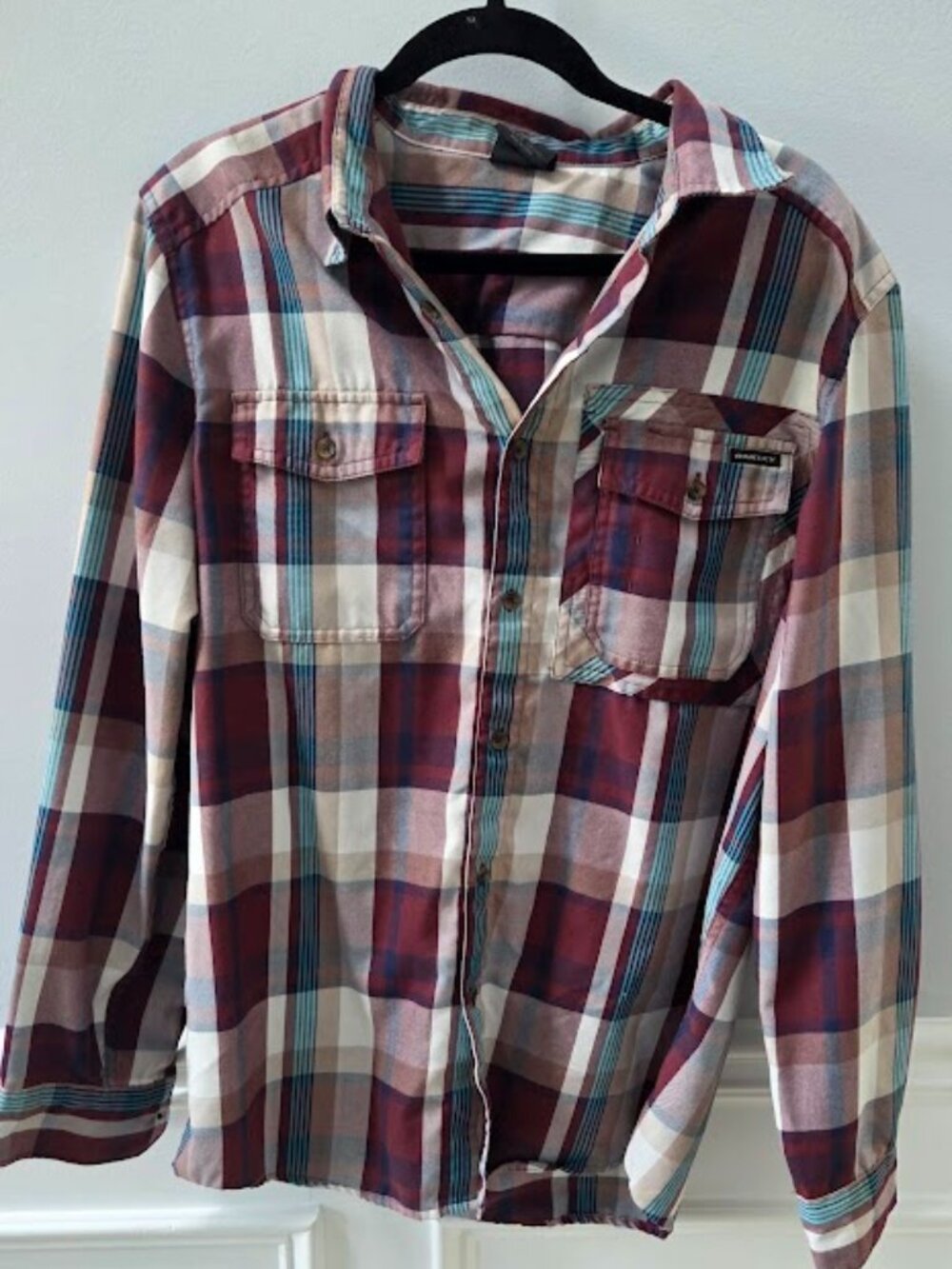 Oakley Plaid Button Down Flannel Shirt